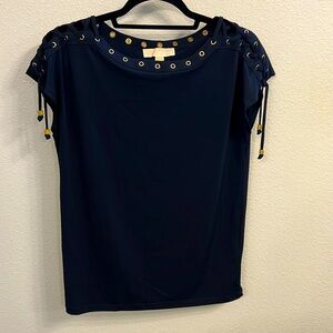 Michael Kors Navy Blouse